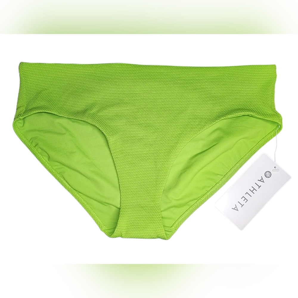 NWT Athleta Clean Full Pique Swim Bottom, Womens Large